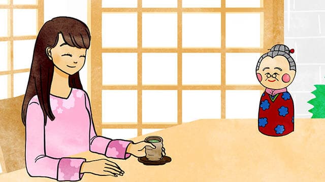 Kyoto temple at sunset