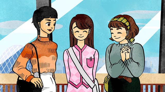 Kyoto temple at sunset