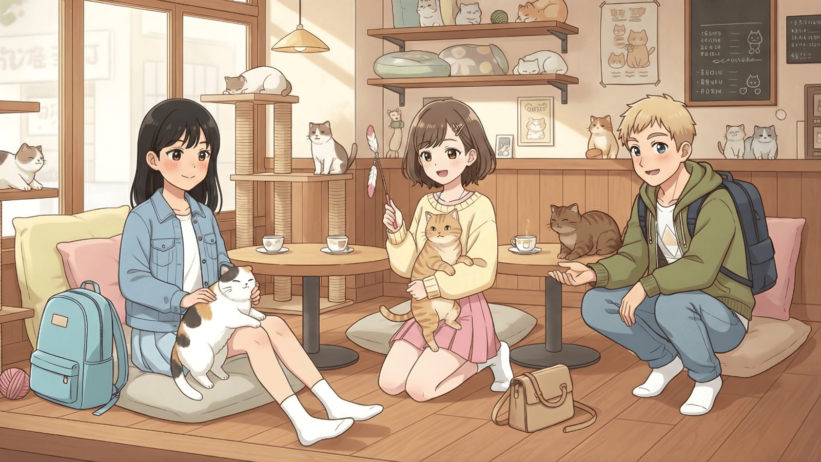 私はこの猫が好きです Em thích con mèo này.