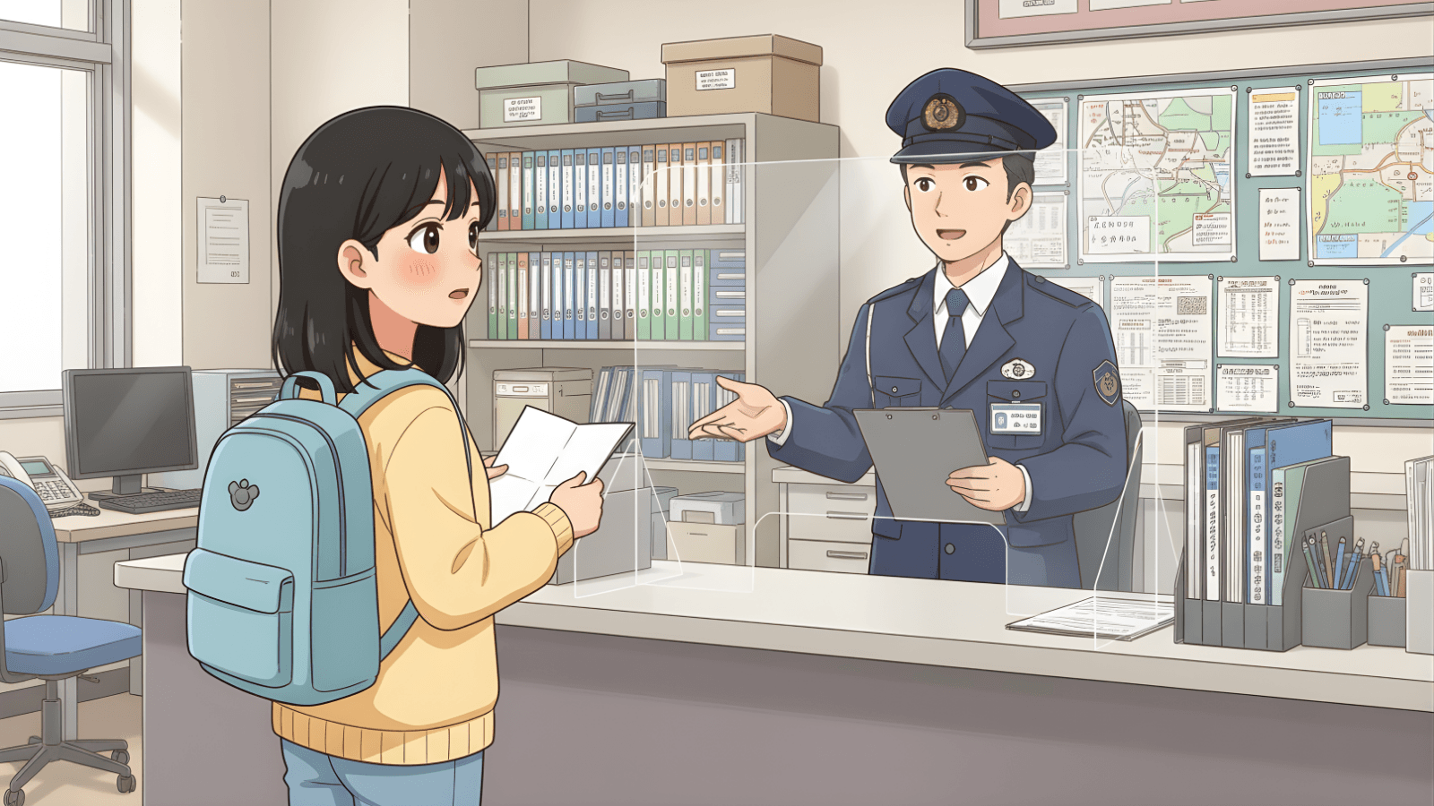 財布を落としてしまいました Em đánh rơi ví mất rồi.