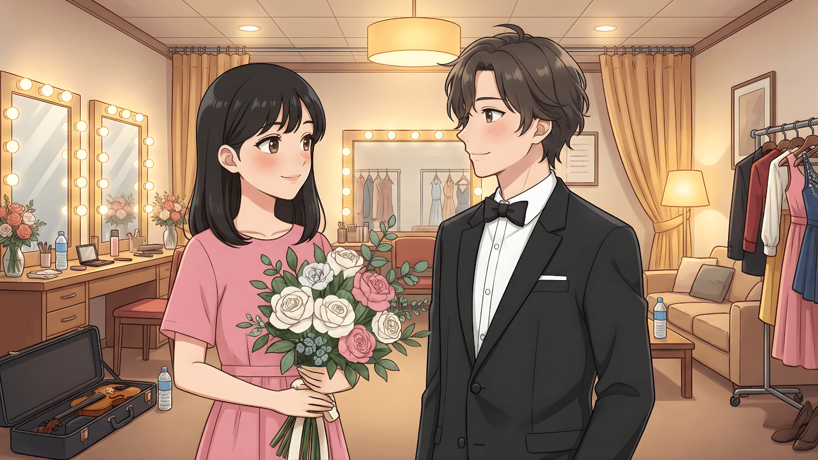 元気そうですね Anh có vẻ khoẻ nhỉ.